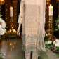 PEACH GEORGETTE SALWAR KAMEEZ WITH EMBROIDERY WORK- ETHNIC WEAR FOR WOMEN