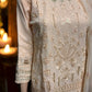 PEACH GEORGETTE SALWAR KAMEEZ WITH EMBROIDERY WORK- ETHNIC WEAR FOR WOMEN
