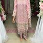 PINK GEORGETTE SALWAR KAMEEZ WITH EMBROIDERY WORK- ETHNIC WEAR FOR WOMEN