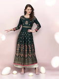 RAMA DELIGHT: TRADITIONAL COTTON EMBROIDERY WORK KURTI FOR EFFORTLESS STYLE- ETHNIC WEAR FOR WOMEN
