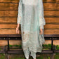 SKY BLUE GEORGETTE SALWAR KAMEEZ WITH EMBROIDERY WORK- ETHNIC WEAR FOR WOMEN