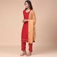 TRADITIONAL DESIGNER WEAR KURTI WITH PANT AND DUPATTA SET - 9903-ETHNIC WEAR FOR WOMEN