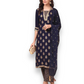 TRADITIONAL DESIGNER WEAR KURTI WITH PANT AND DUPATTA SET - 9904-ETHNIC WEAR FOR WOMEN