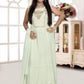 TRADITIONAL GEORGETTE STONE WORK LONG GOWN - ELEGANT AND AFFORDABLE -02-ETHNIC WEAR FOR WOMEN