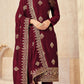 TRADITIONAL REGAL MAROON: BRIDAL SALWAR SUIT FOR WEDDING WEAR-ETHNIC WEAR FOR WOMEN