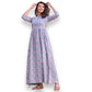 BLUE: MUSLIN PRINTED WORK TRADITIONAL GOWN-ETHNIC WEAR FOR WOMEN-01