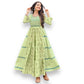 GRACEFUL GLAMOUR: TRADITIONAL LONG FRILL GOWN - ETHNIC WEAR FOR WOMEN- 507