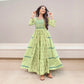 GRACEFUL GLAMOUR: TRADITIONAL LONG FRILL GOWN - ETHNIC WEAR FOR WOMEN- 507