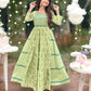 GRACEFUL GLAMOUR: TRADITIONAL LONG FRILL GOWN - ETHNIC WEAR FOR WOMEN- 507