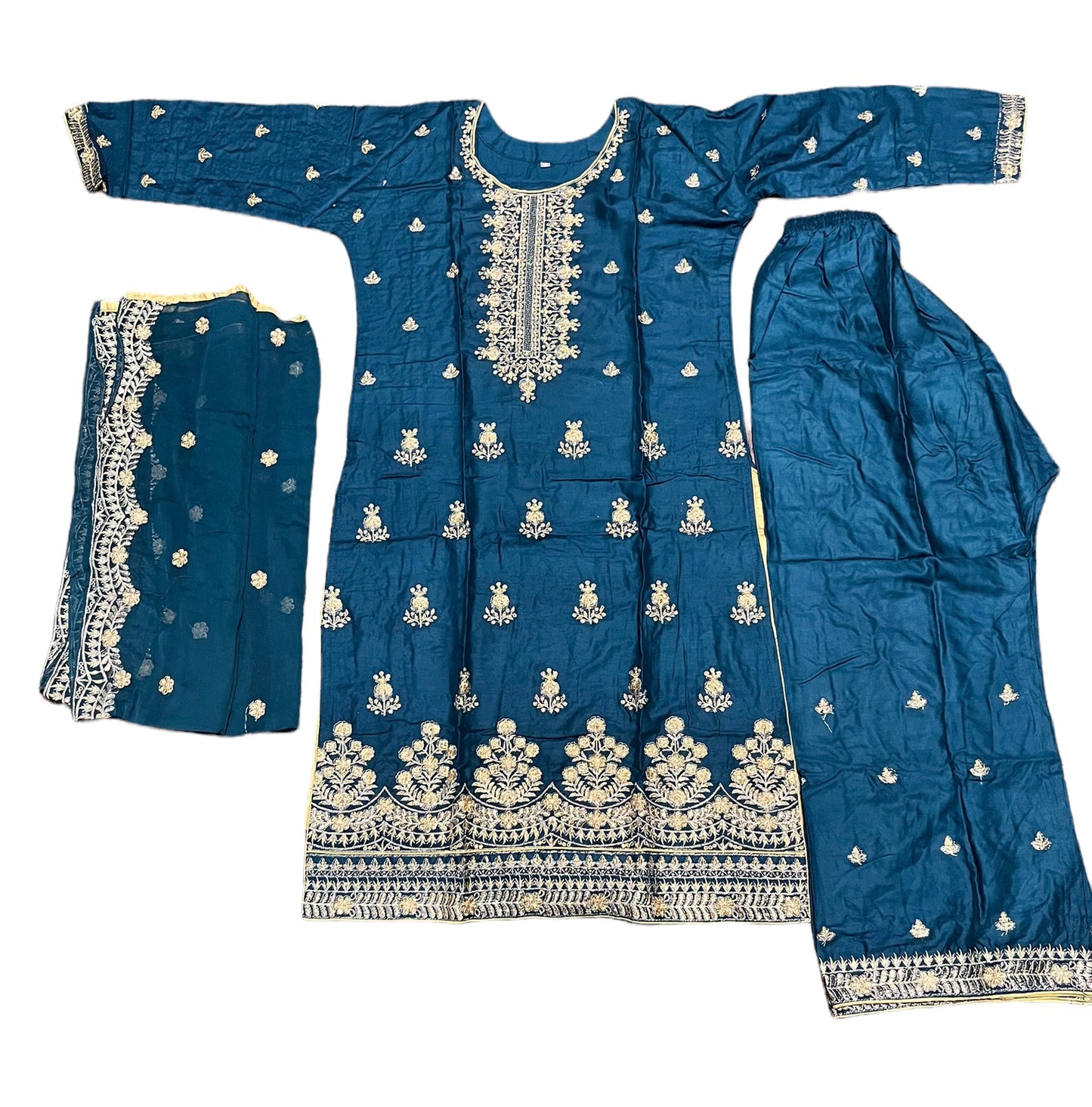 STYLISH LINEN AURA: PARTY WEAR SALWAR KAMEEZ