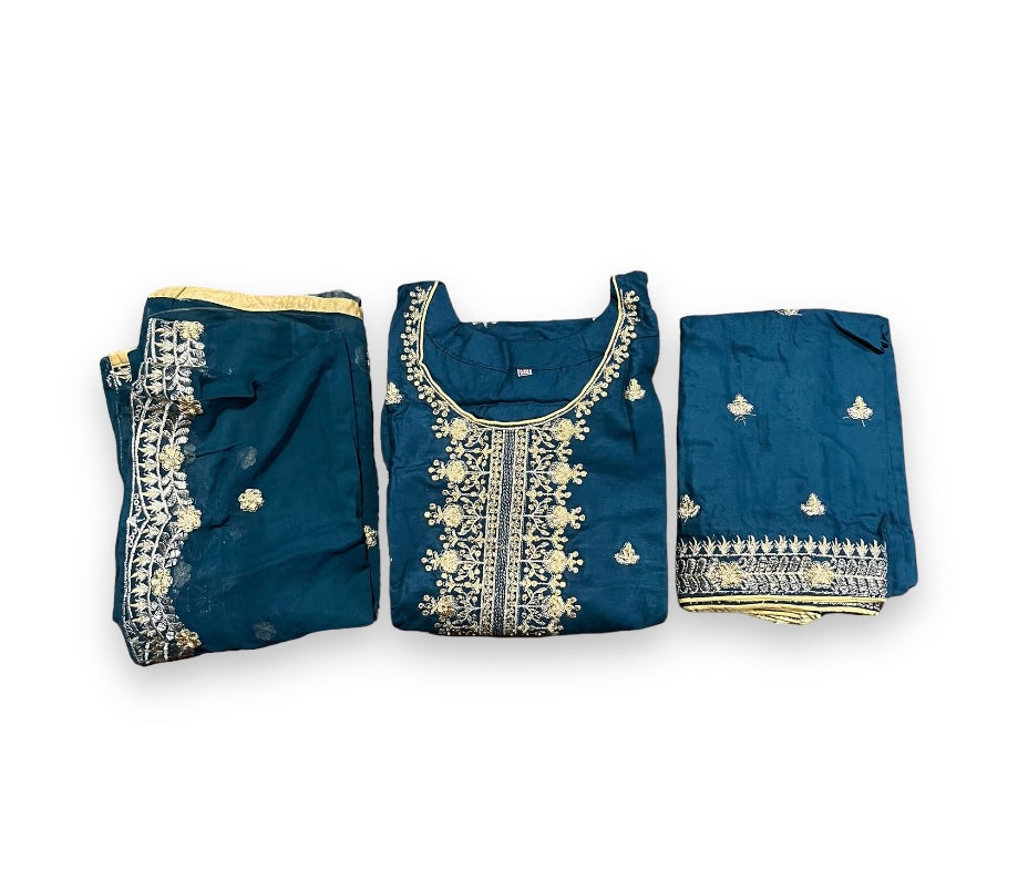 STYLISH LINEN AURA: PARTY WEAR SALWAR KAMEEZ