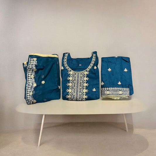 STYLISH LINEN AURA: PARTY WEAR SALWAR KAMEEZ
