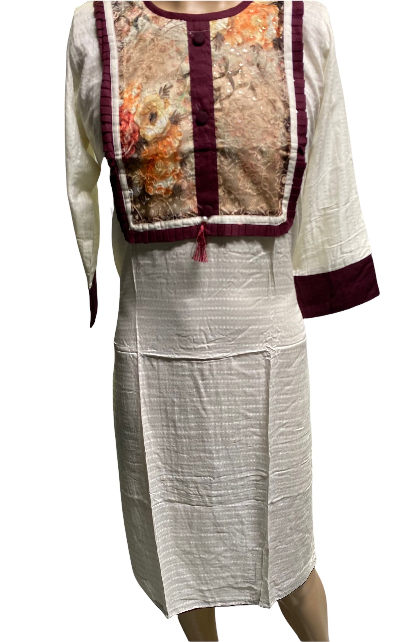 TRADITIONAL COTTON LONG SLEEVE SALWAR KAMEEZ -ETHNIC WEAR FOR WOMEN