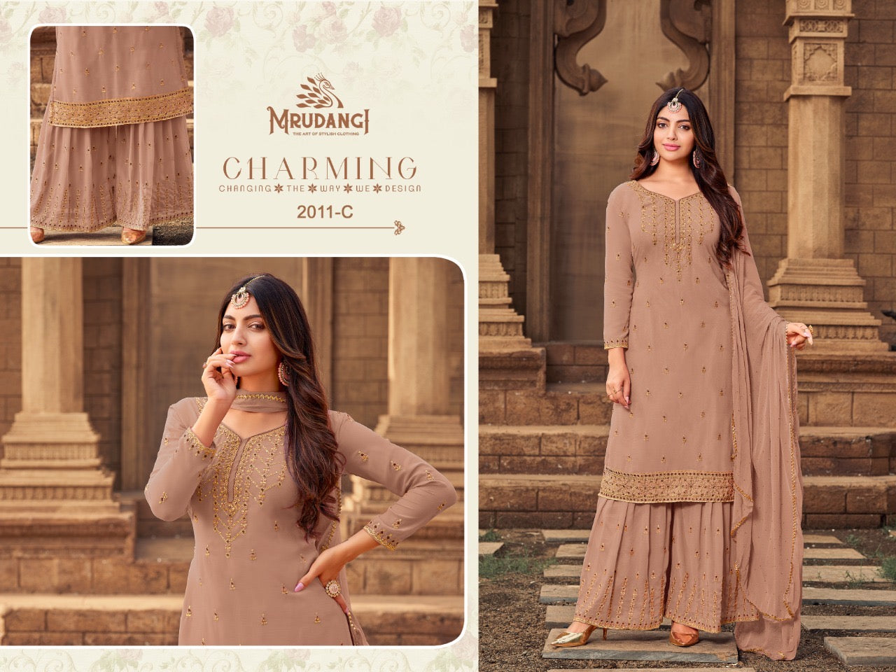 TRADITIONAL DESIGNER SALWAR KAMEEZ-2011 C-ETHNIC WEAR FOR WOMEN