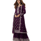 TRADITIONAL FAUX GEORGETTE SALWAR SUIT WITH EMBROIDERY - 129D- ETHNIC WEAR FOR WOMEN