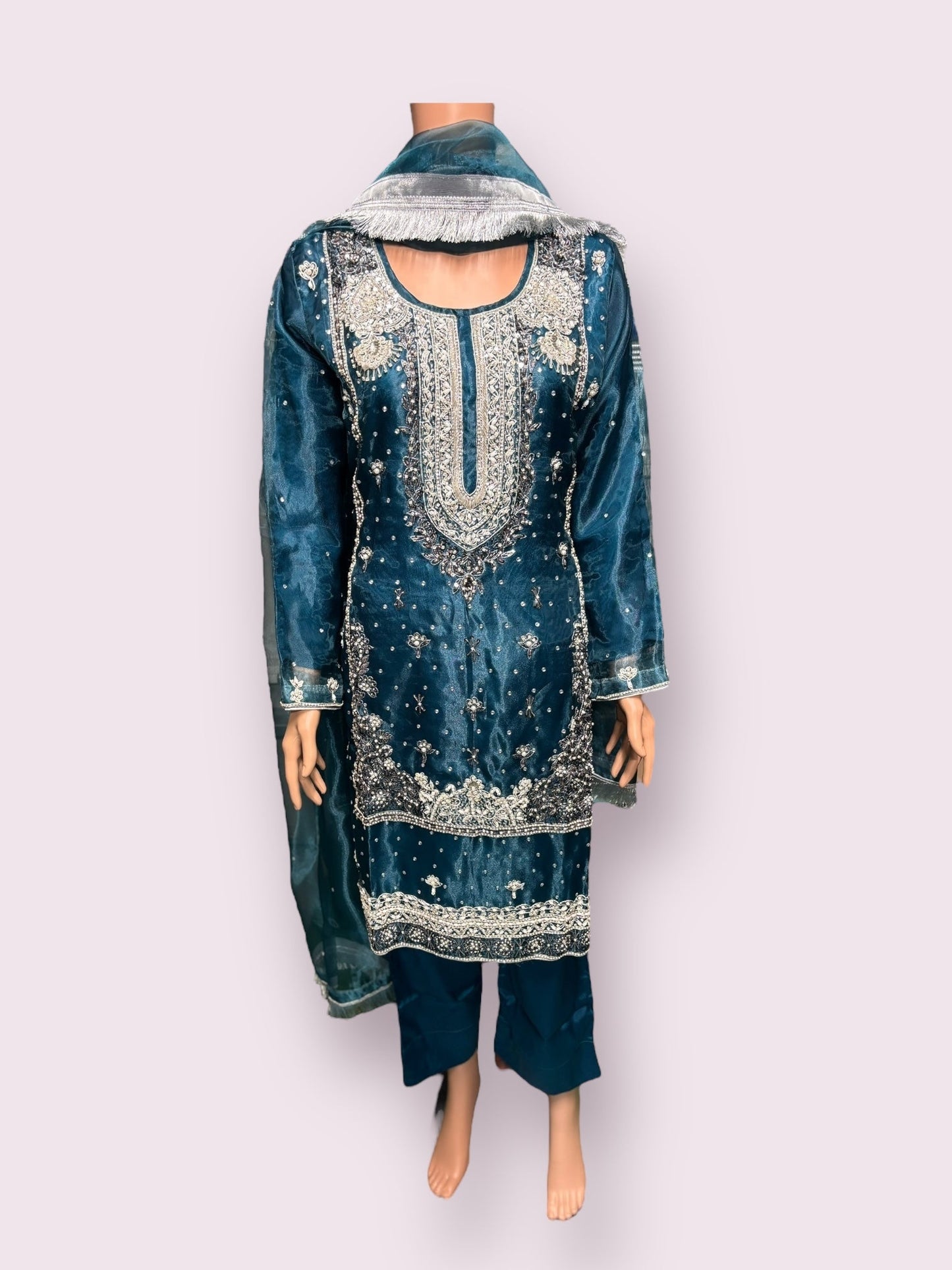 TRADITIONAL HANDWORK DESIGNER SALWAR KAMEEZ ENSEMBLE- ETHNIC WEAR FOR WOMEN-06