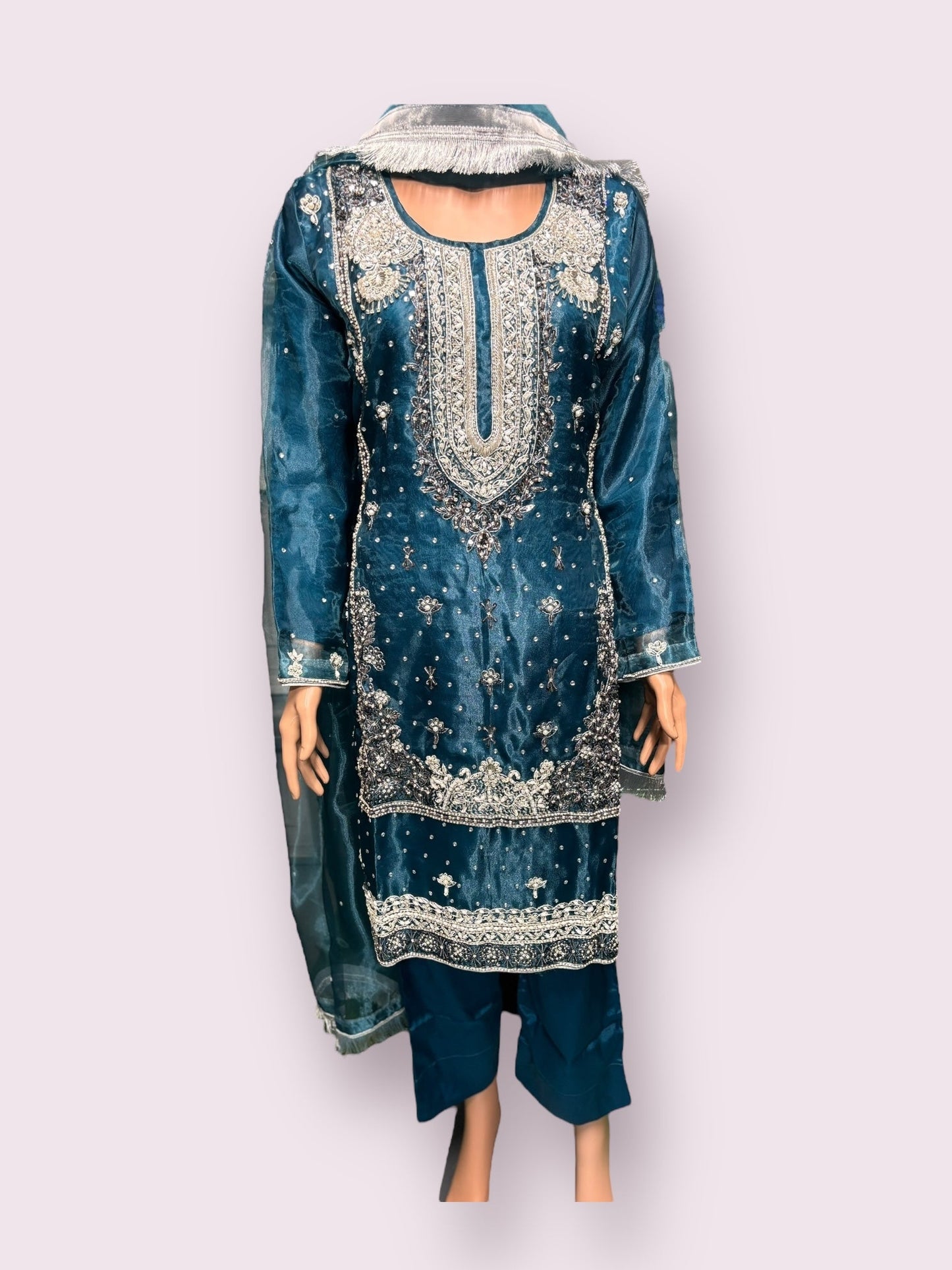 TRADITIONAL HANDWORK DESIGNER SALWAR KAMEEZ ENSEMBLE- ETHNIC WEAR FOR WOMEN-06