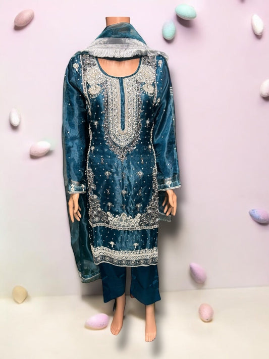 TRADITIONAL HANDWORK DESIGNER SALWAR KAMEEZ ENSEMBLE- ETHNIC WEAR FOR WOMEN-06