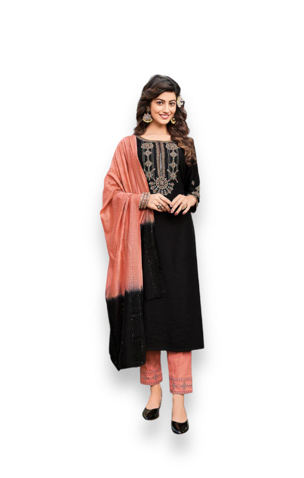 TRADITIONAL NAYLON VISCOSE SALWAR KAMEEZ-ETHNIC WEAR FOR WOMEN