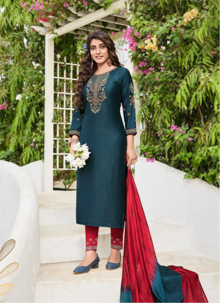 TRADITIONAL NAYLON VISCOSE SALWAR KAMEEZ-ETHNIC WEAR FOR WOMEN