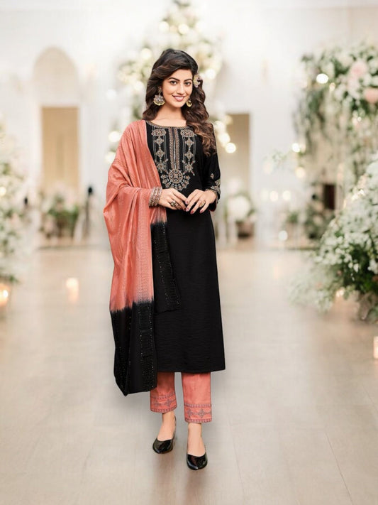 TRADITIONAL NAYLON VISCOSE SALWAR KAMEEZ-ETHNIC WEAR FOR WOMEN
