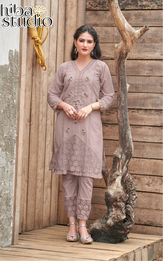 TRADITIONAL PARTY WEAR KURTI SET FOR A GLAMOROUS AFFAIR-ETHNIC WEAR FOR WOMEN