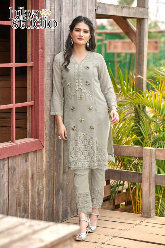 TRADITIONAL PARTY WEAR KURTI SET WITH PANT- ETHNIC WEAR FOR WOMEN