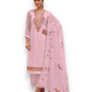 TRADITIONAL PINK FESTIVE WEAR HEAVY GEORGETTE SALWAR SUIT-ETHNIC WEAR FOR WOMEN