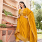 TRADITIONAL VICHITRA SILK SALWAR SUIT WITH FANCY WORK -ETHNIC WEAR FOR WOMEN - 4162