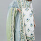 TRADITIONAL WHITE EMBROIDERY WORK COTTON SALWAR SUIT-ETHNIC WEAR FOR WOMEN