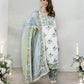 TRADITIONAL WHITE EMBROIDERY WORK COTTON SALWAR SUIT-ETHNIC WEAR FOR WOMEN