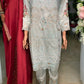 SKY BLUE GEORGETTE SUIT WITH EMBROIDERY WORK- ETHNIC WEAR FOR WOMEN