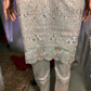 SKY BLUE GEORGETTE SUIT WITH EMBROIDERY WORK- ETHNIC WEAR FOR WOMEN