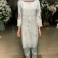 SKY BLUE GEORGETTE SUIT WITH EMBROIDERY WORK- ETHNIC WEAR FOR WOMEN