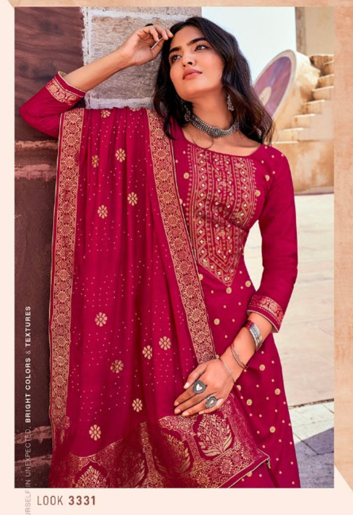 TRADITIONAL DESIGNER SILK SALWAR KAMEEZ-ETHNIC WEAR FOR WOMEN-02