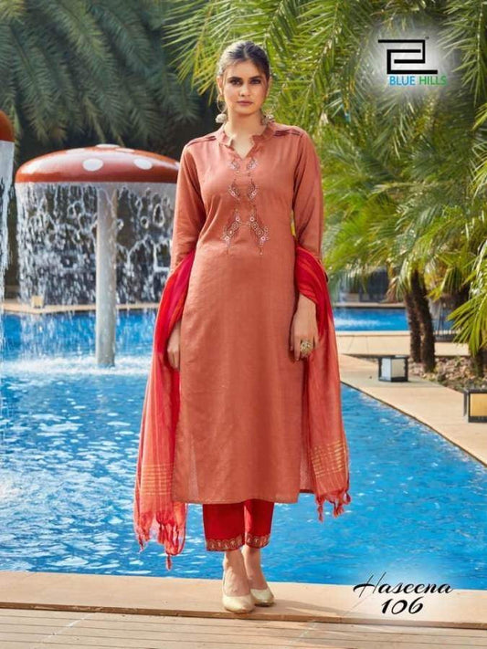TRADITIONAL ELEGANCE PERSONIFIED - VISCOSE DRESS FOR FESTIVE OCCASIONS-ETHNIC WEAR FOR WOMEN