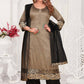 STYLISH GRAY COLOR N F CHURIDAR CASUAL WEAR SALWAR KAMEEZ