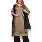 STYLISH GRAY COLOR N F CHURIDAR CASUAL WEAR SALWAR KAMEEZ