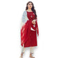 TRADITIONAL BLUE HILLS VISCOSE DRESS FOR FESTIVE OCCASIONS-ETHNIC WEAR FOR WOMEN