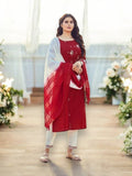 TRADITIONAL BLUE HILLS VISCOSE DRESS FOR FESTIVE OCCASIONS-ETHNIC WEAR FOR WOMEN