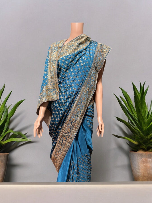 SUBLIME SIMPLICITY: TRADITIONAL DESIGNER SAREE- INDIAN ETHNIC WEAR FOR WOMEN