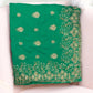 TRADITIONAL DESIGNER GREEN SAREE WITH READY BLOUSE – ELEGANT INDIAN ETHNIC WEAR