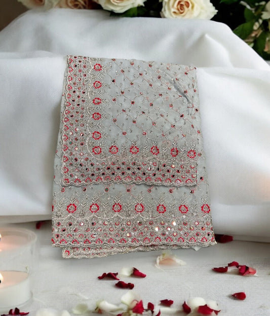 TRADITIONAL DESIGNER PARTY SAREE – INDIAN ETHNIC WEAR FOR WOMEN -021