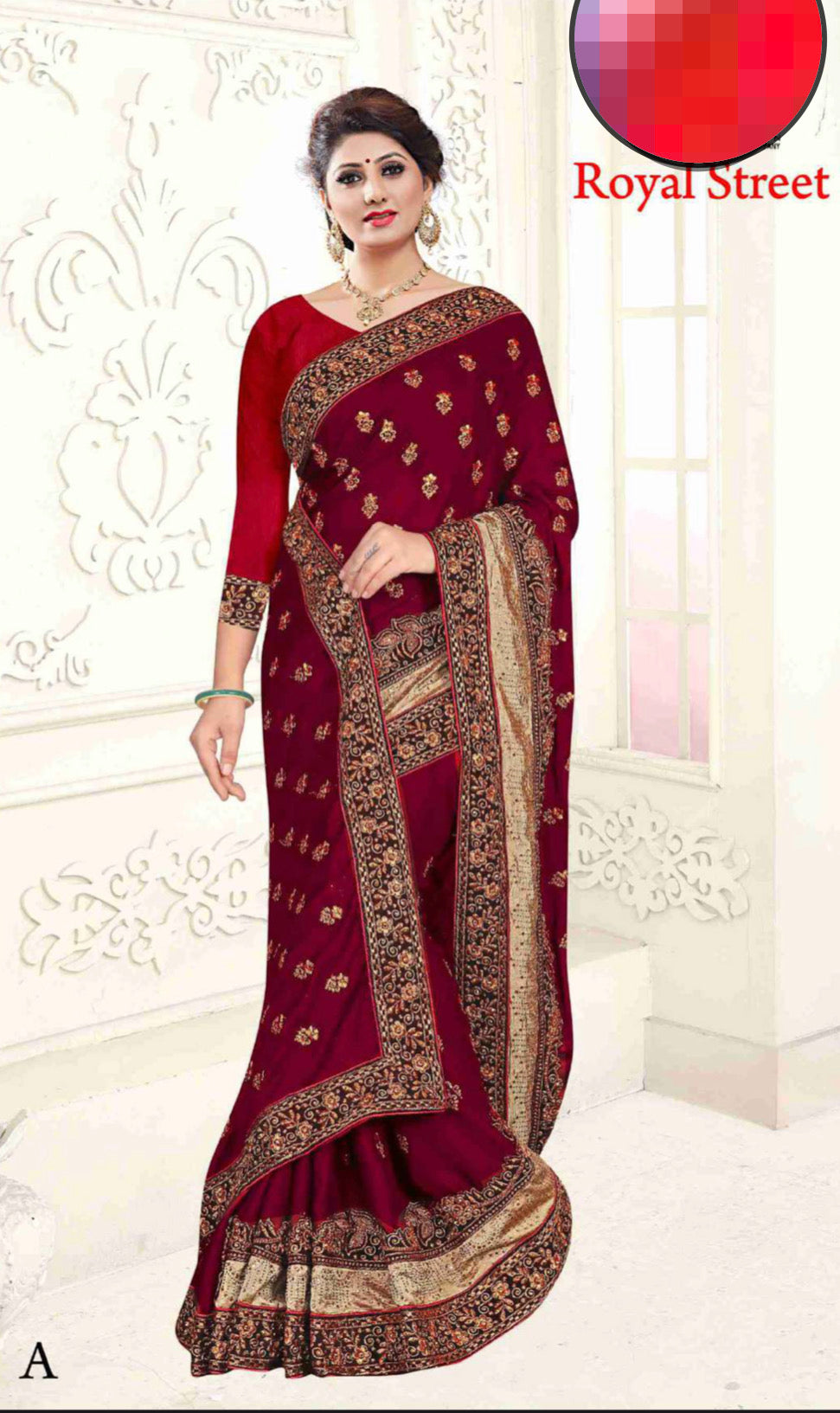 TRADITIONAL DESIGNER PARTY SAREE – INDIAN ETHNIC WEAR FOR WOMEN-05