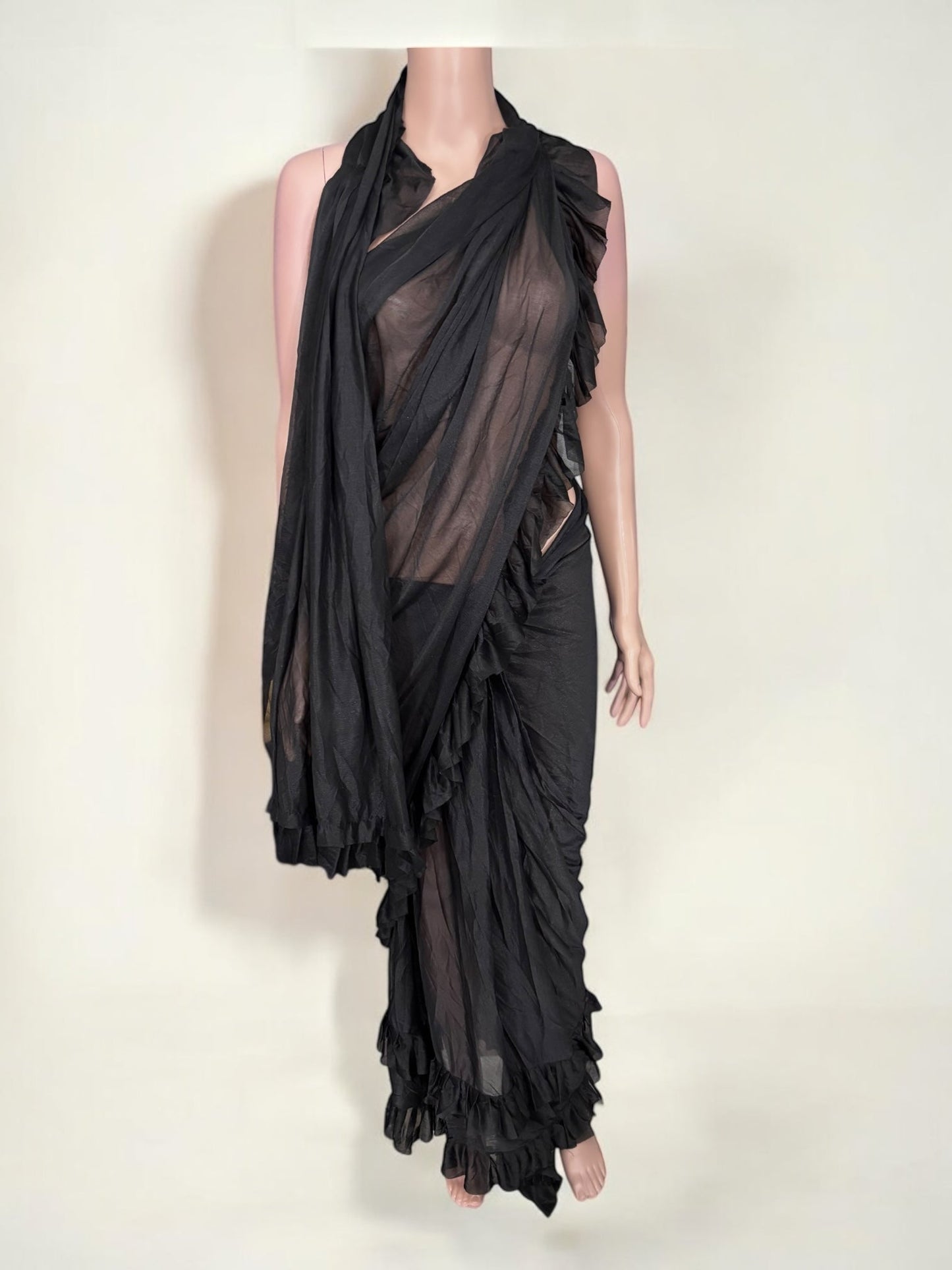 TRADITIONAL DESIGNER READY TO WEAR SAREE - ETHNIC WEAR FOR WOMEN- 902