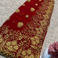 TRADITIONAL DESIGNER SAREE WITH READY BLOUSE – ELEGANT INDIAN ETHNIC WEAR- 014