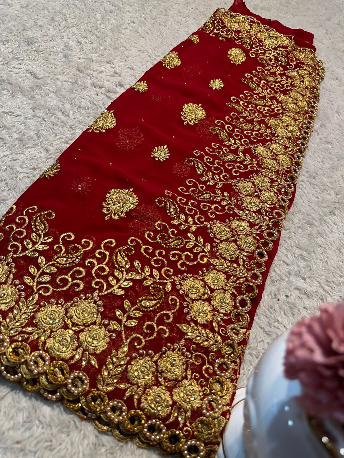 TRADITIONAL DESIGNER SAREE WITH READY BLOUSE – ELEGANT INDIAN ETHNIC WEAR- 014
