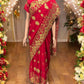 TRADITIONAL DESIGNER SAREE WITH READY BLOUSE – ELEGANT INDIAN ETHNIC WEAR- 014