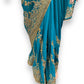 TRADITIONAL DESIGNER SAREE WITH READY BLOUSE – ELEGANT INDIAN ETHNIC WEAR- 015