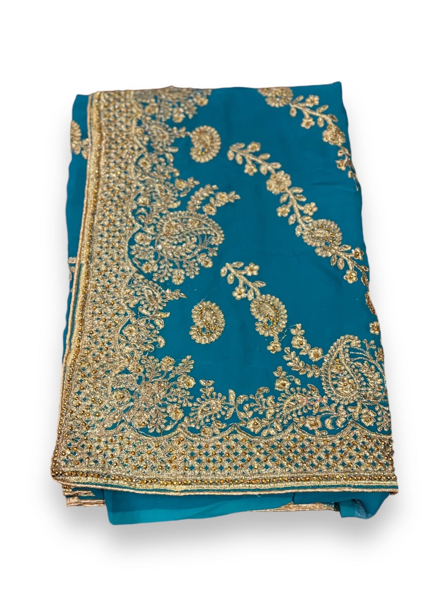 TRADITIONAL DESIGNER SAREE WITH READY BLOUSE – ELEGANT INDIAN ETHNIC WEAR- 015